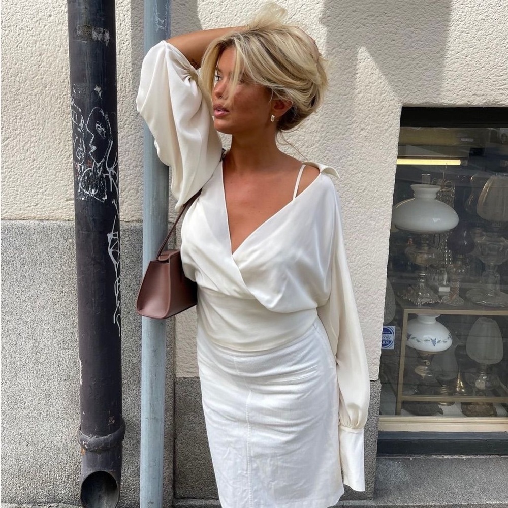 Orseund Iris Gibson Girl Blouse in Ivory